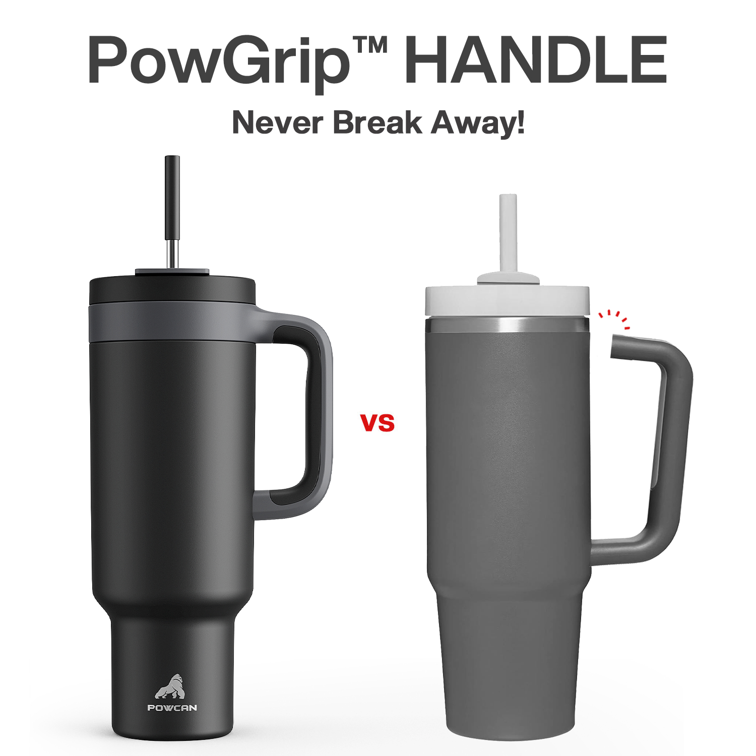 50 oz Tumbler with 2-in-1 Metal Straw Lid - Pure Collection