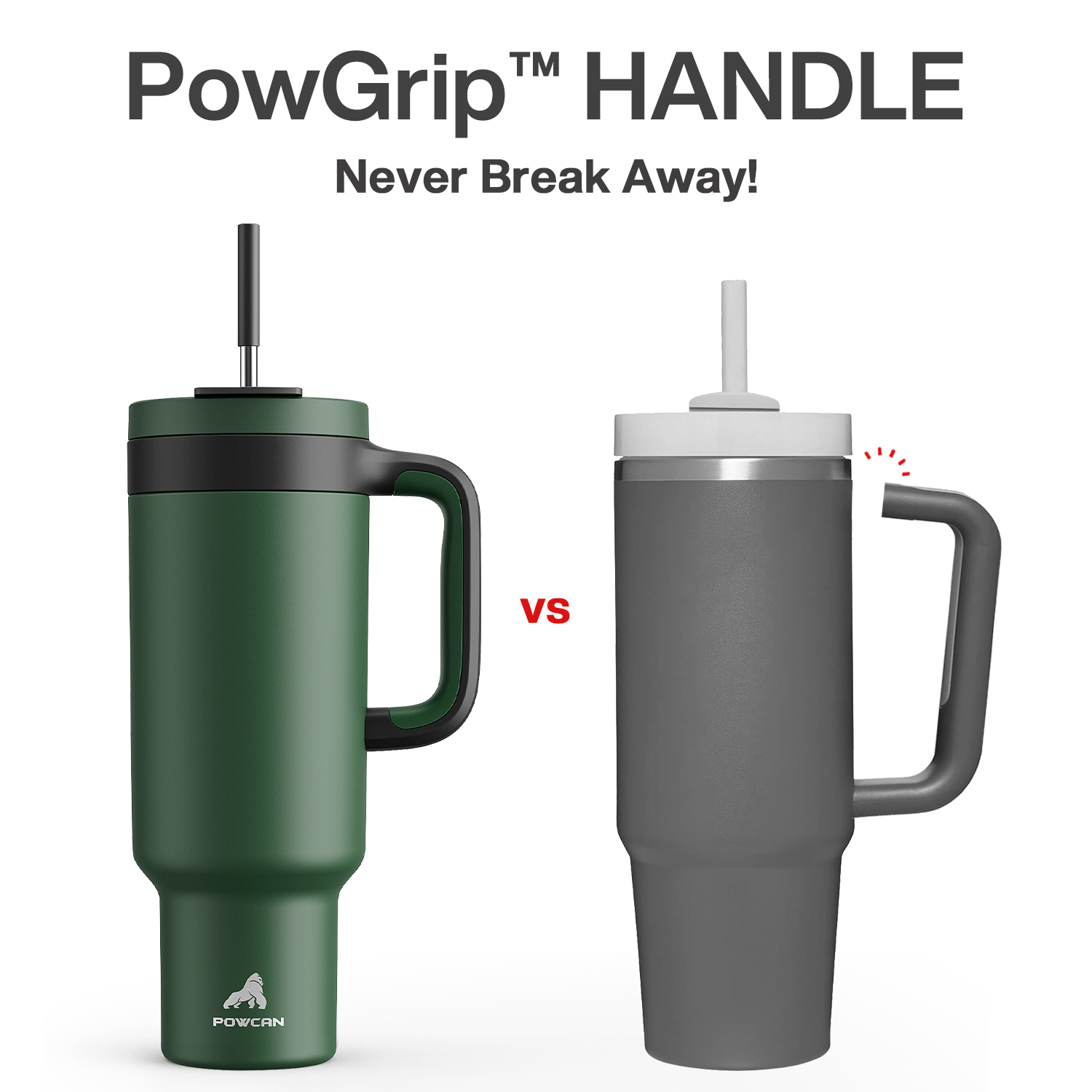 50 oz Tumbler with 2-in-1 Metal Straw Lid - Pure Collection