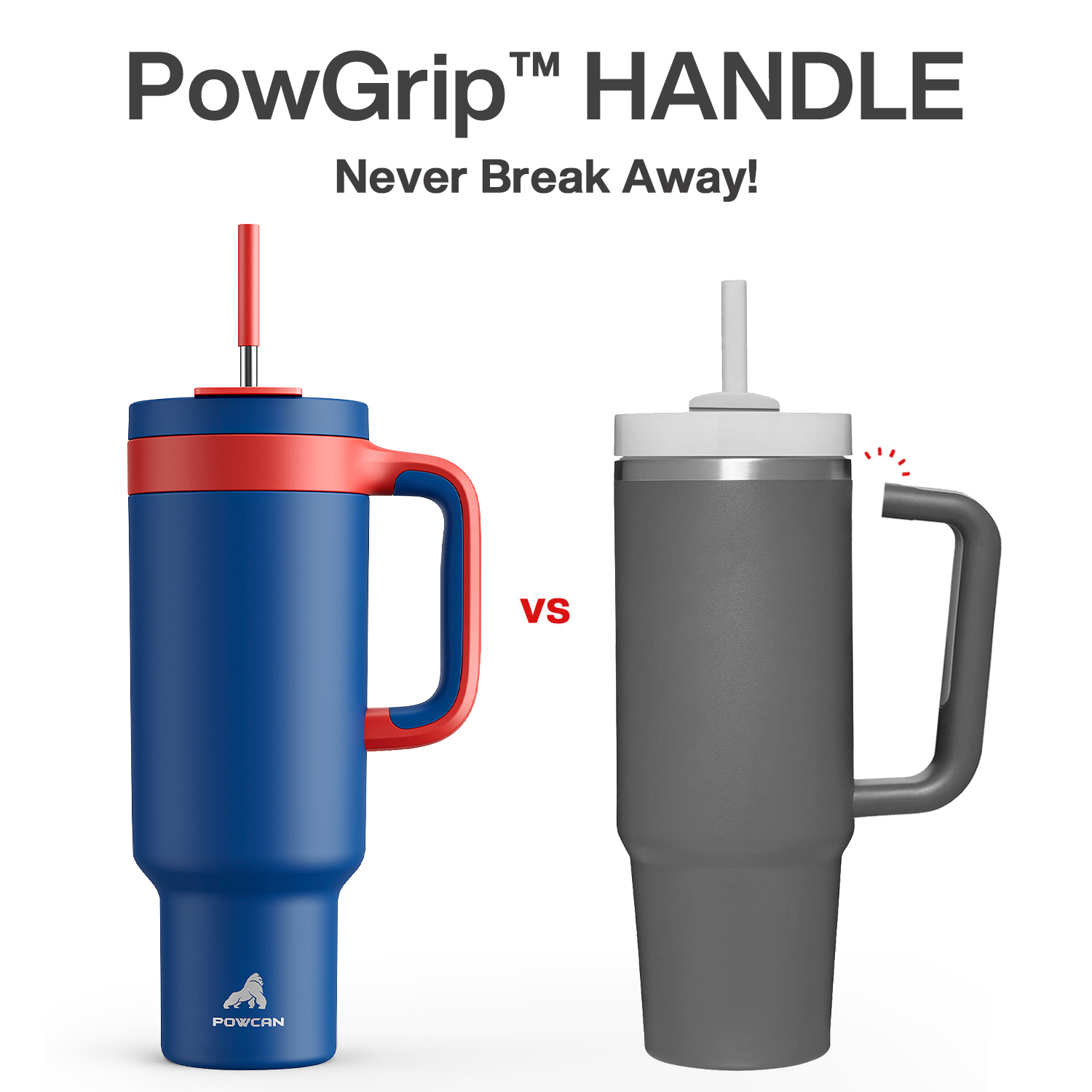 50 oz Tumbler with 2-in-1 Metal Straw Lid - Pure Collection