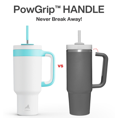 40 oz Tumbler with 2-in-1 Metal Straw Lid - Pure Collection