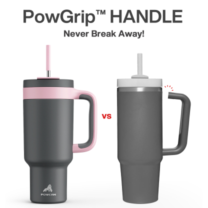 40 oz Tumbler with 2-in-1 Metal Straw Lid - Pure Collection