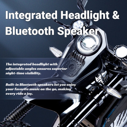  TOURSOR 72V 50AH Adult Electric Motorcycle Top speed 62 MPH Distance traveled 93 Miles