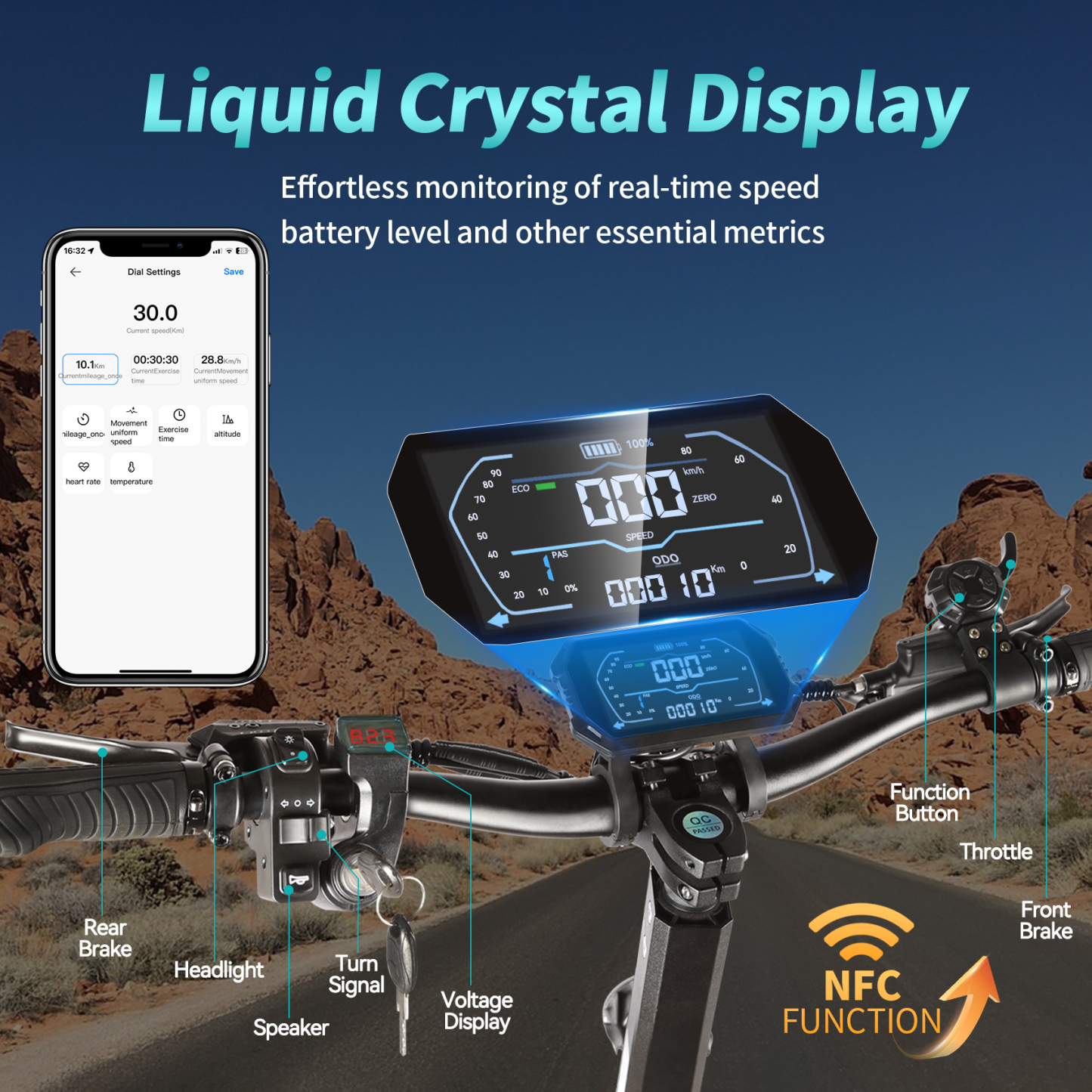 Amakou Speed Turbo ST500 PLUS 11 Inch Electric Scooter (APP Display)