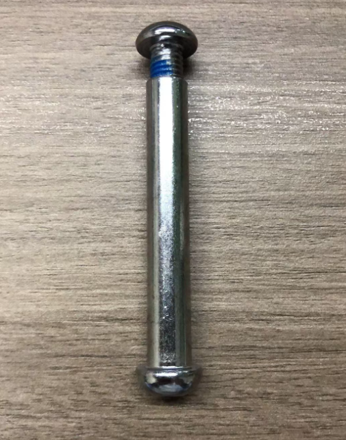 Folding bracket fixing screw