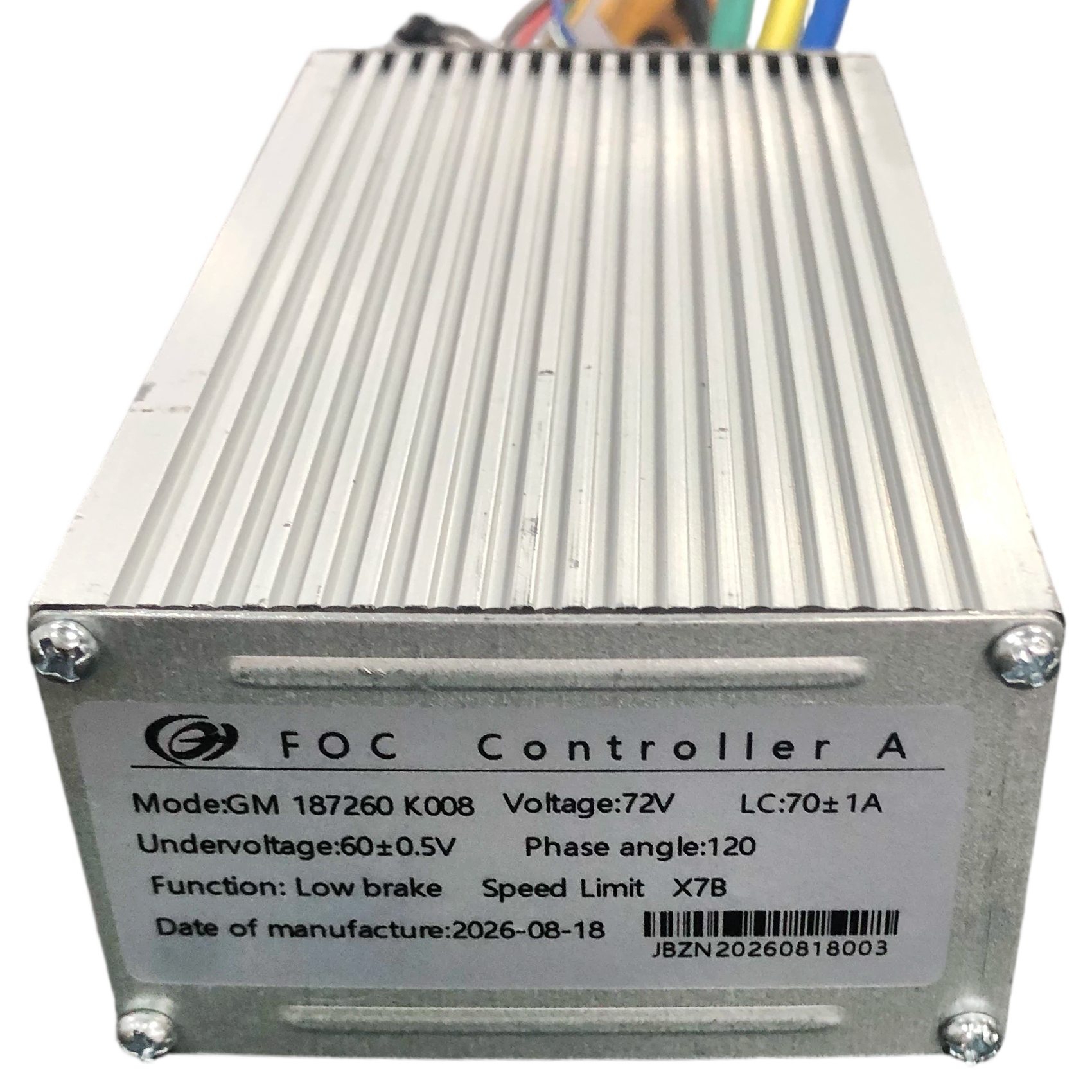 Toursor Front‑Rear AB Dual‑Motor Controller, 72V, 70A Output Current (Compatible with X7B Display)
