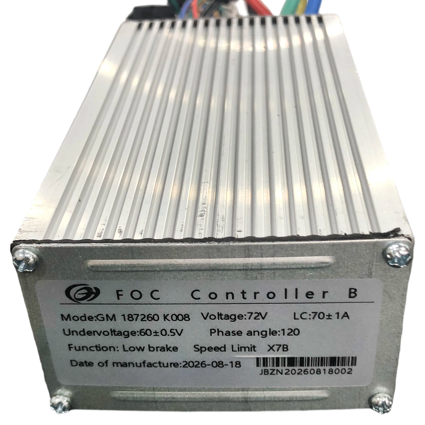 Toursor Front‑Rear AB Dual‑Motor Controller, 72V, 70A Output Current (Compatible with X7B Display)