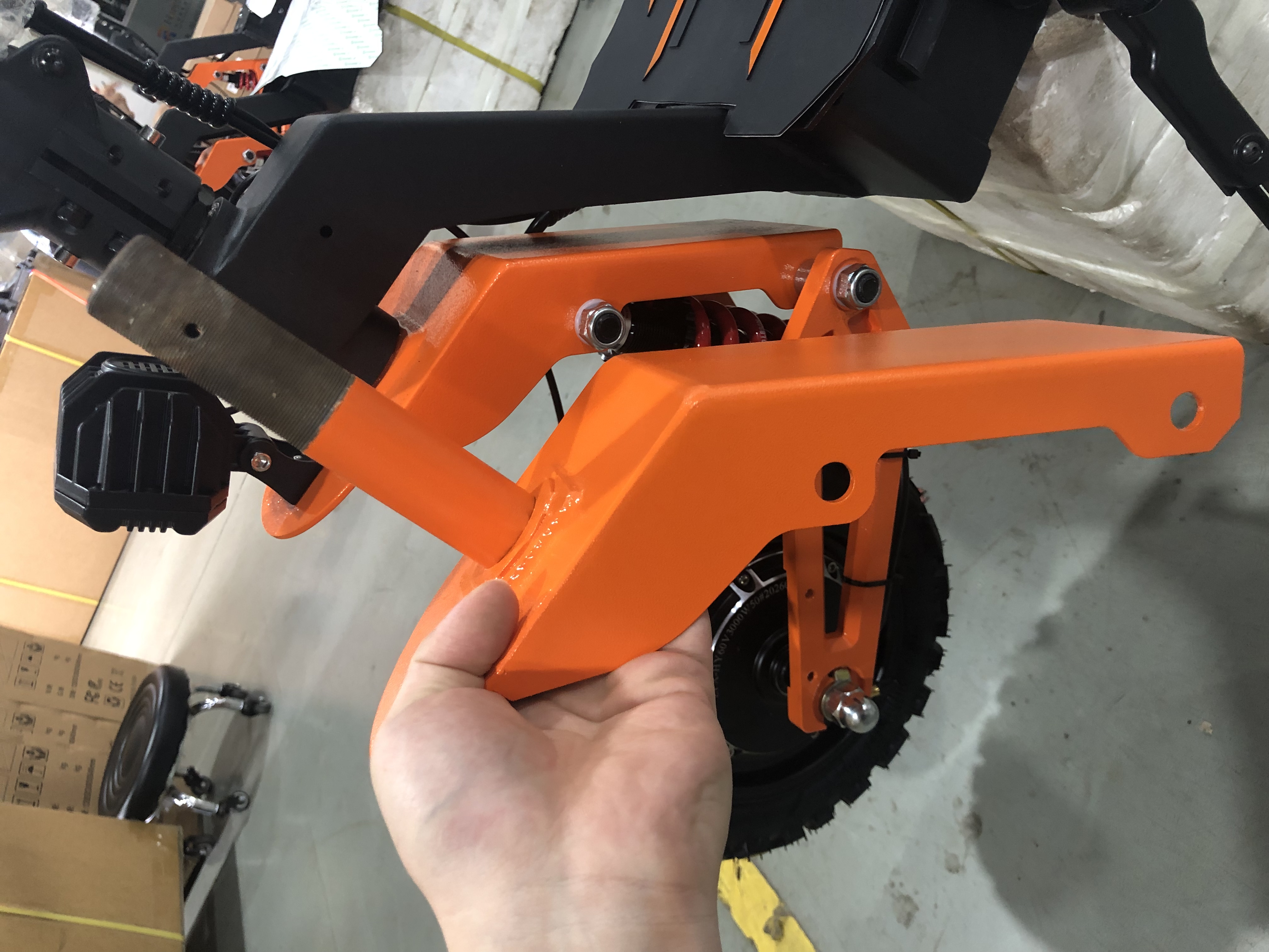 Toursor X5C Steering Pillar W/ Fender | Replacement Accessory for X5 Electric Scooter