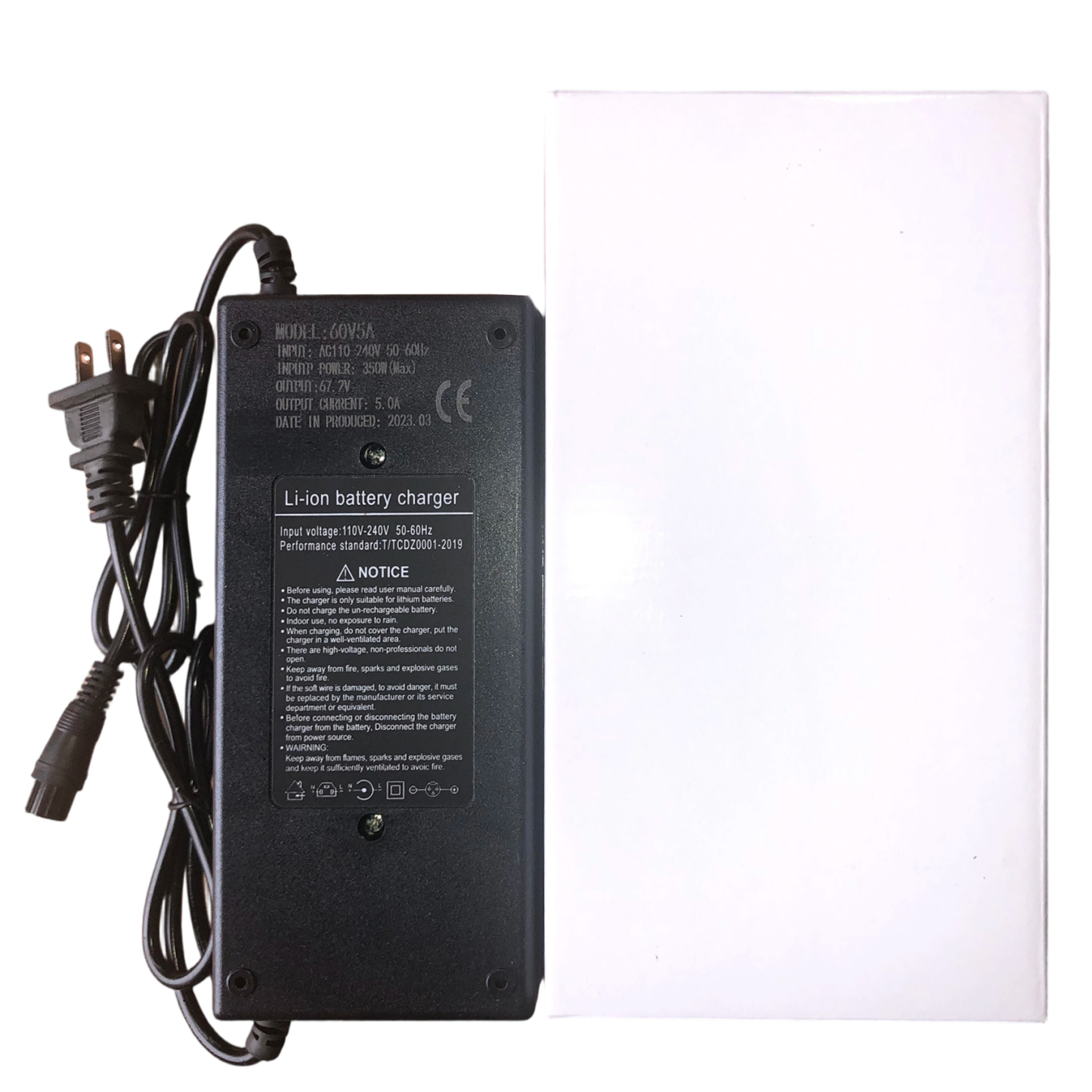 Toursor Electric Scooter Charger for 52V / 60V / 72V Lithium Battery