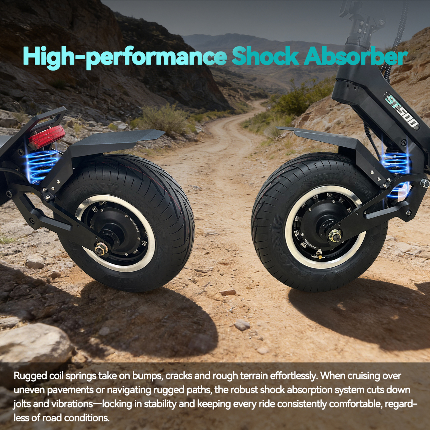 Amakou Speed Turbo ST500 Pro 13 Inch Electric Scooter (APP Screen)