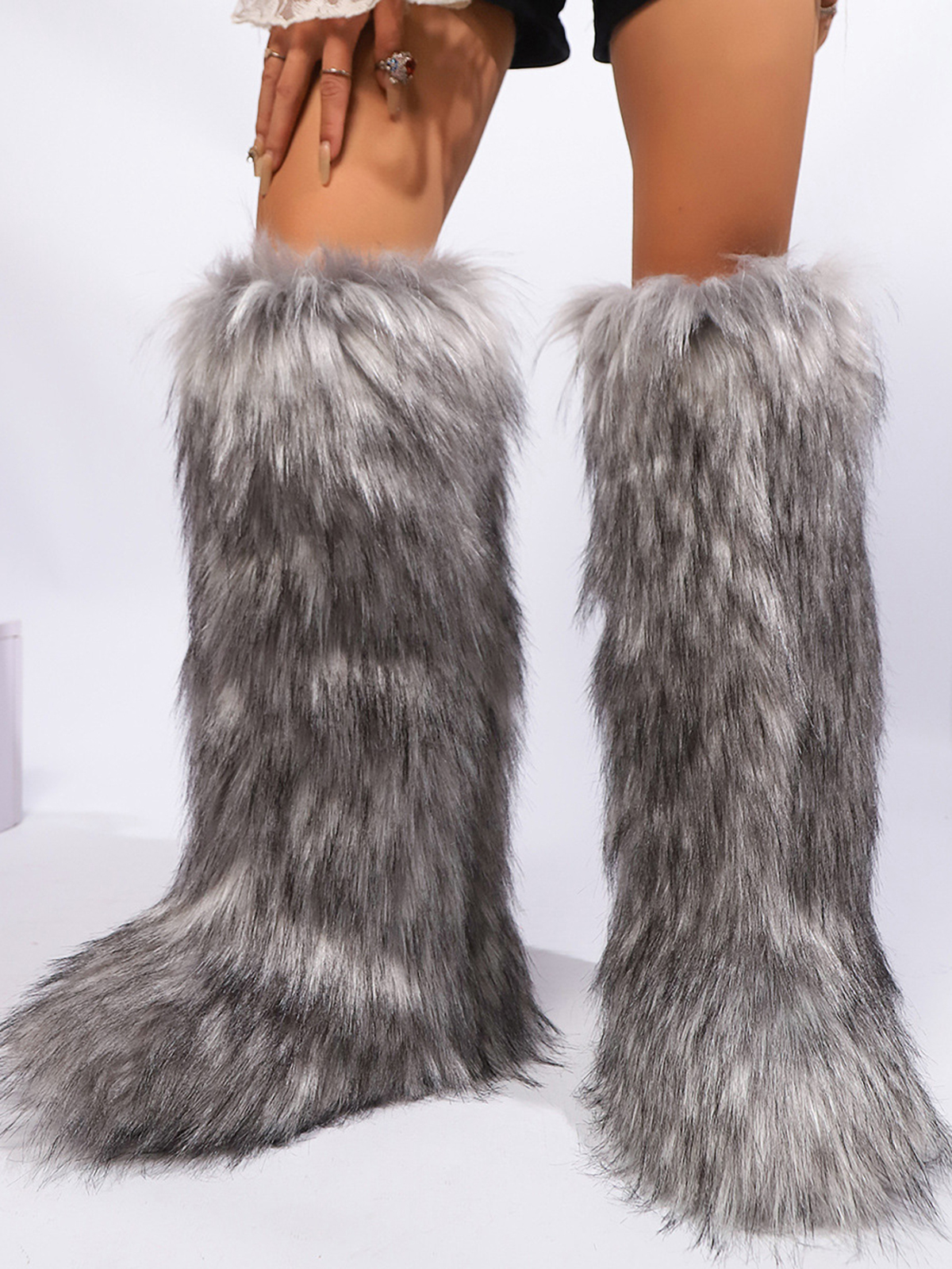 Y2K Winter Knee-High Snow Boots