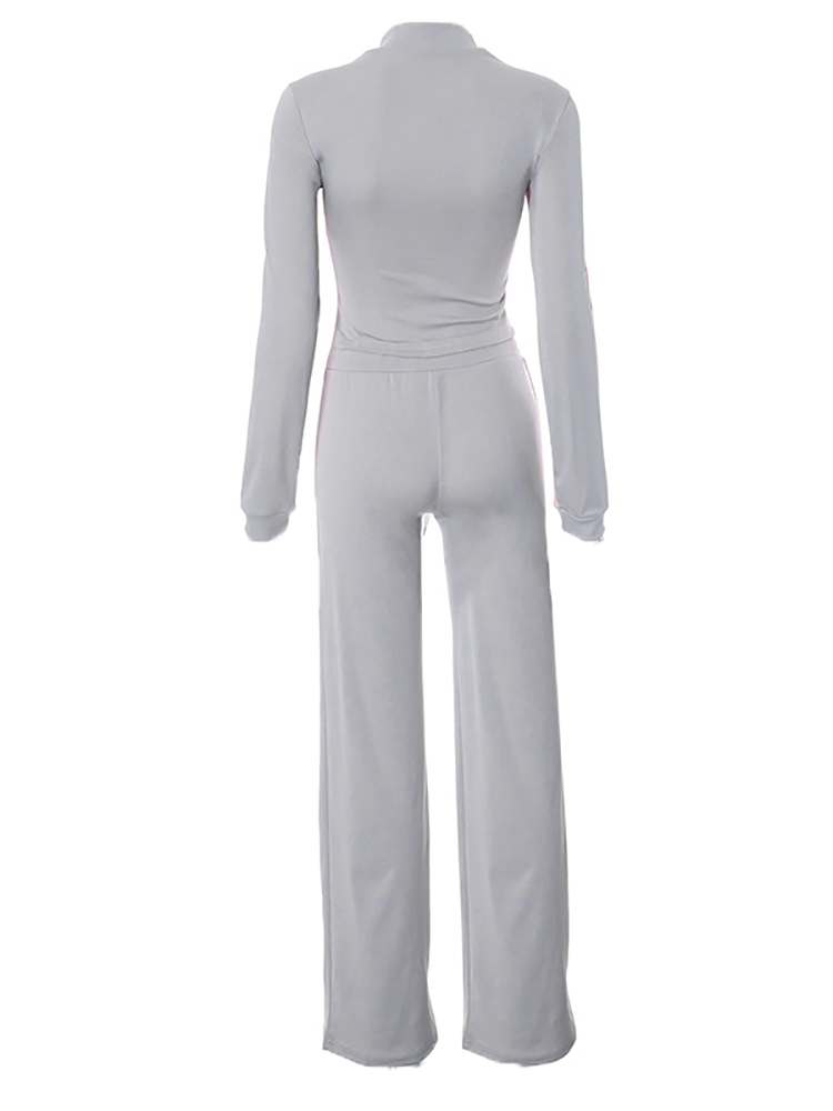 Stand Collar Slim Fit Jacket and Shorts Set