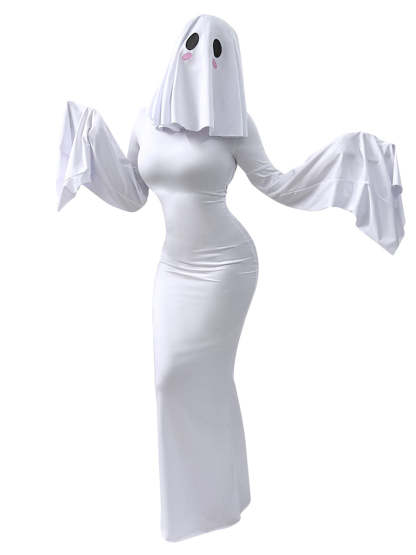 Halloween Costume Ghost Cosplay Dress