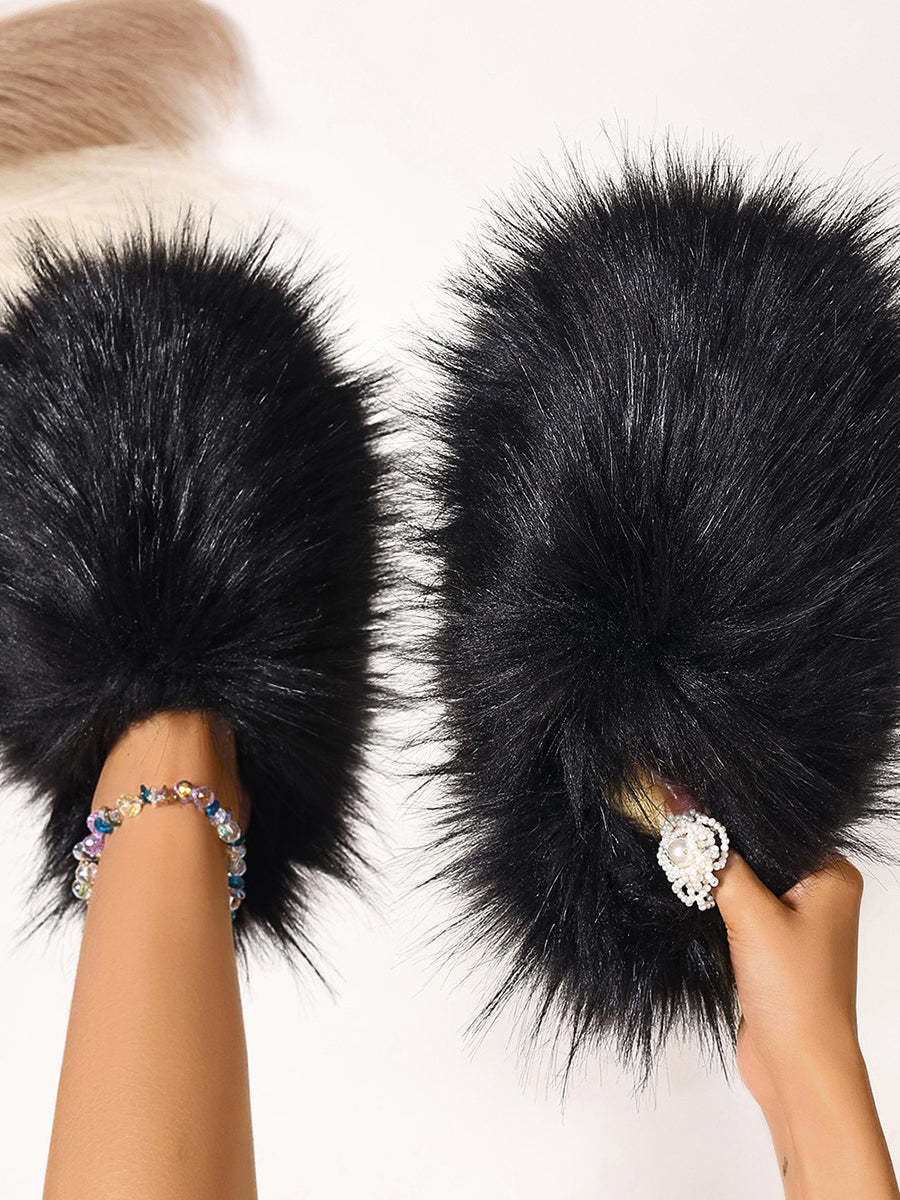 Winter Fur Slippers