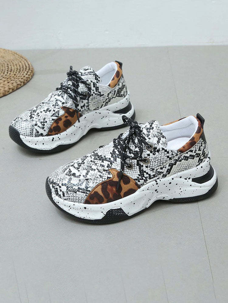 Color Block Casual Platform Sneaker