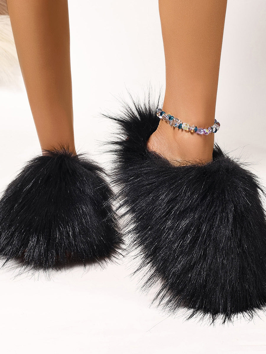 Winter Fur Slippers