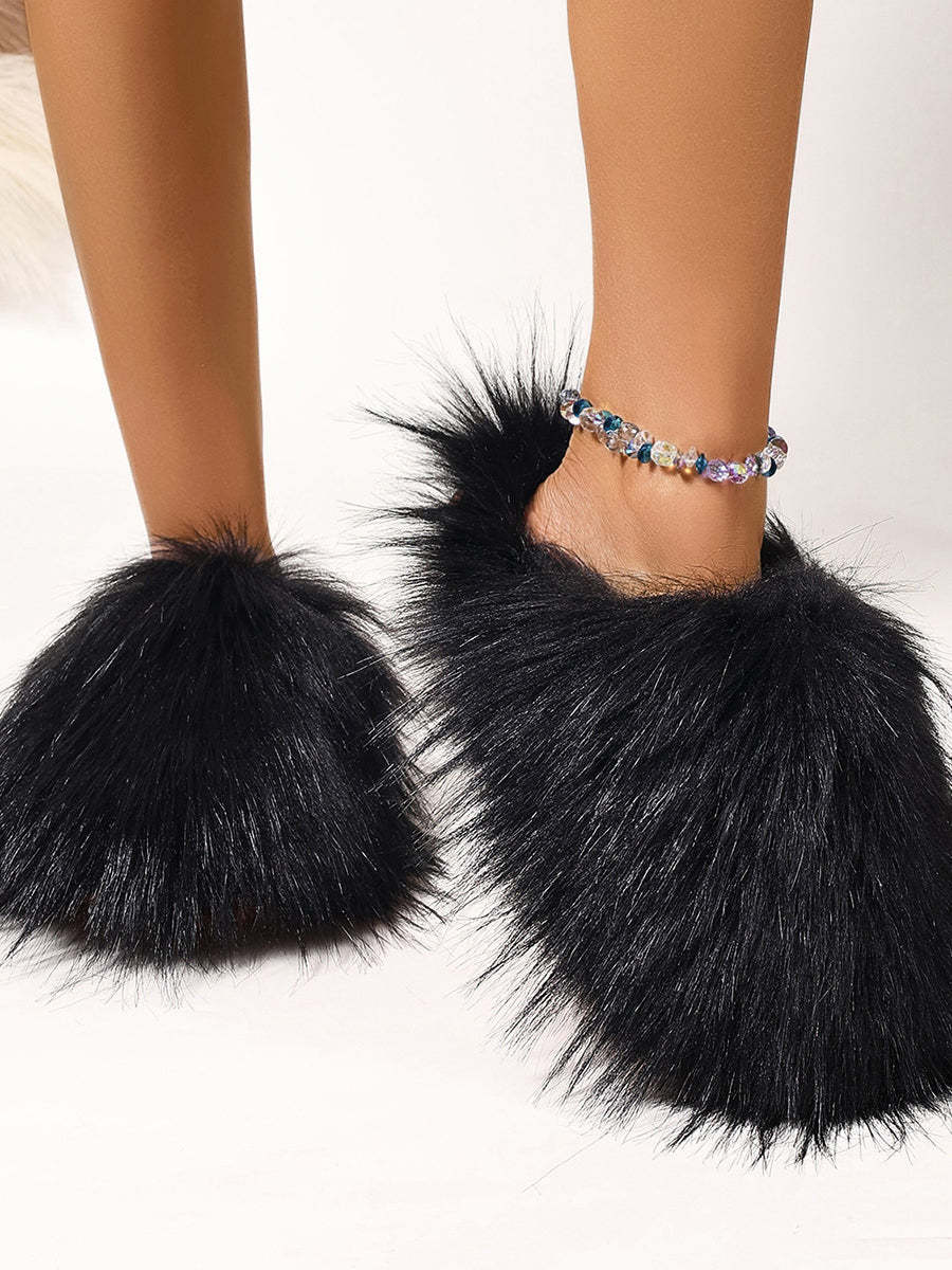 Winter Fur Slippers