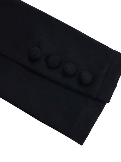 Tailored Lapel Peplum Blazer Pants Set