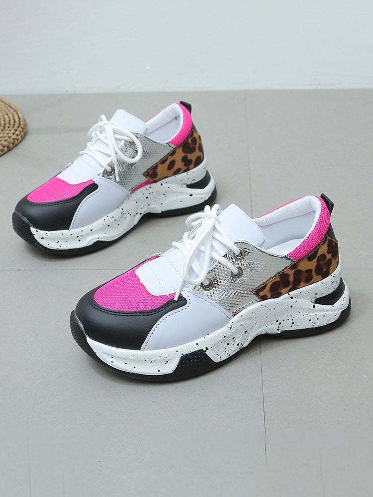 Color Block Casual Platform Sneaker
