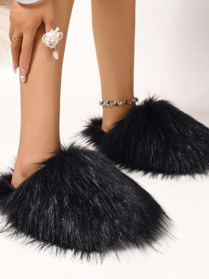 Winter Fur Slippers