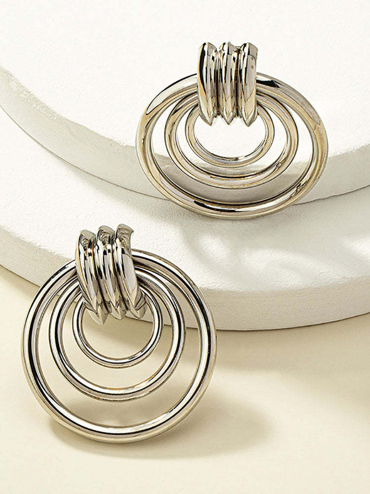Hollow Out Geometric Earrings