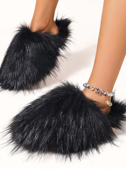 Winter Fur Slippers