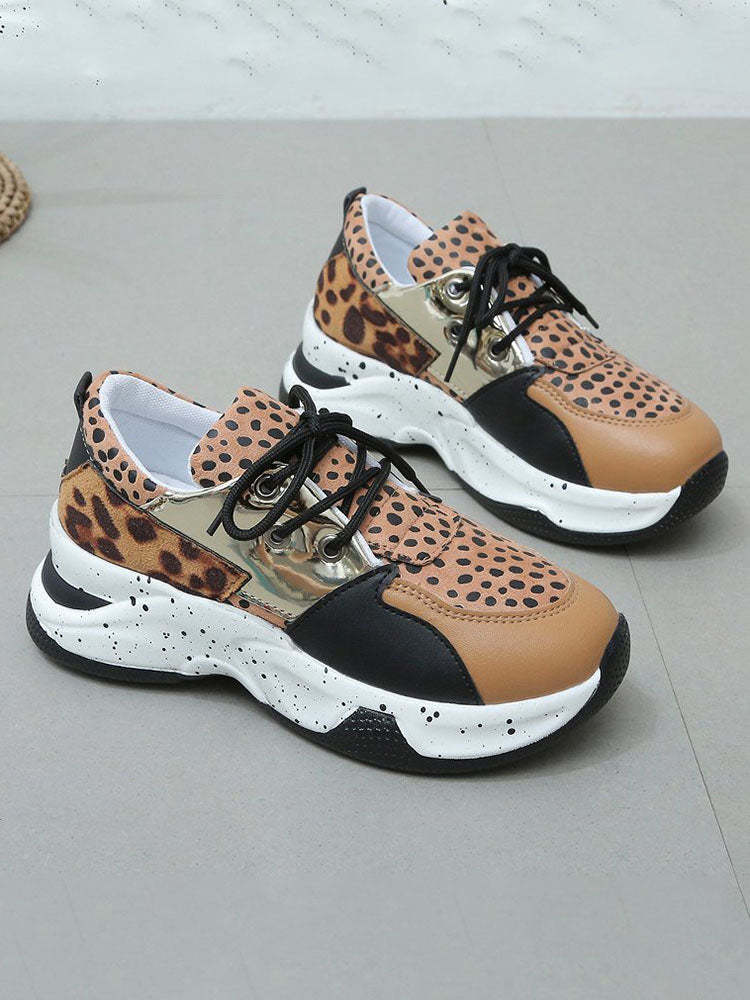 Color Block Casual Platform Sneaker