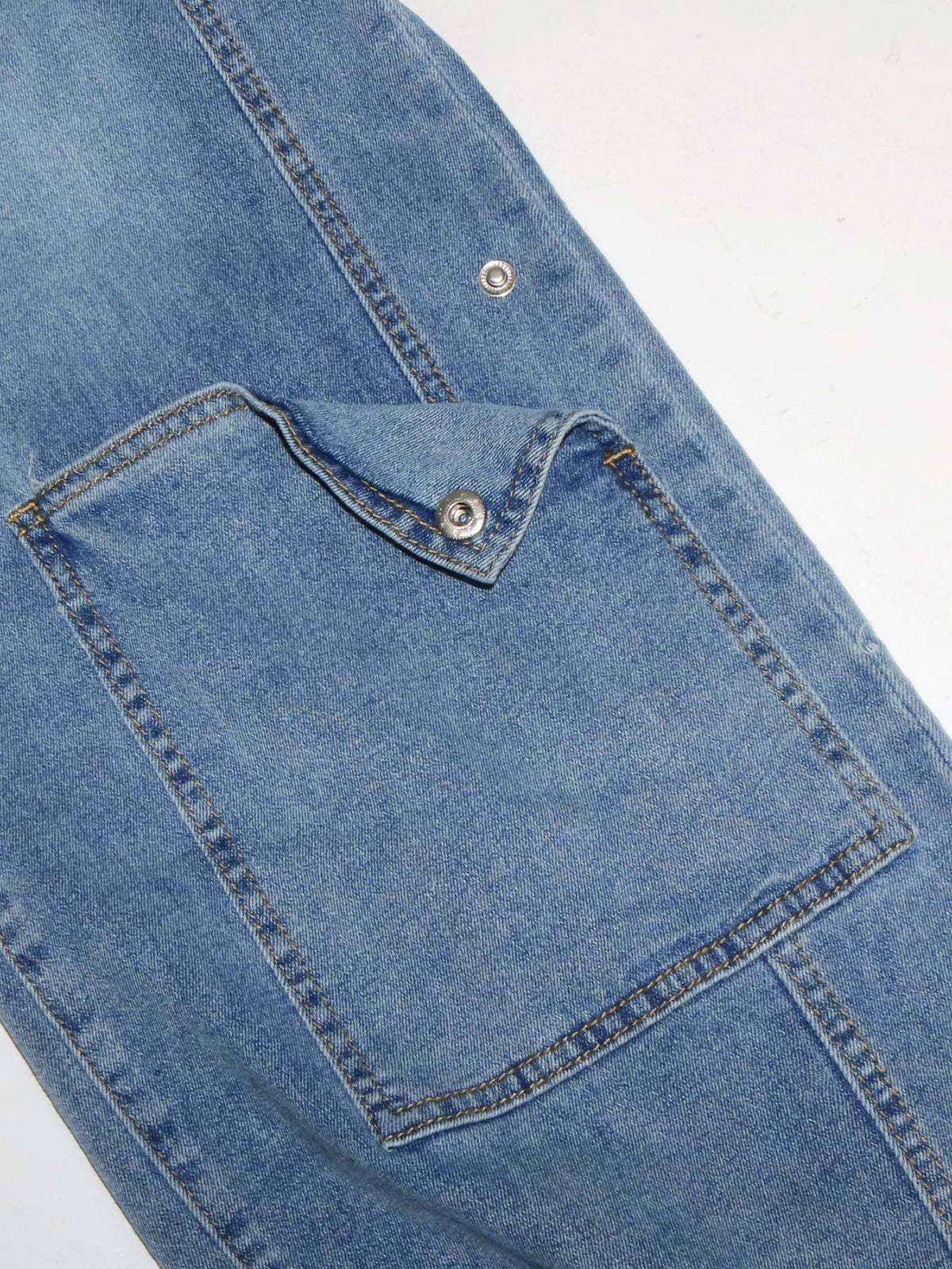 Loose Fit Overalls Denim Jumpsuit