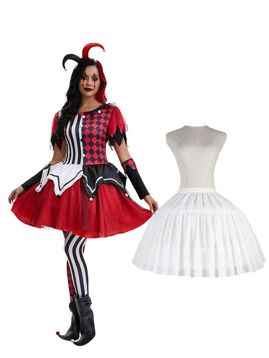 Halloween Costume Clown Cosplay Dress