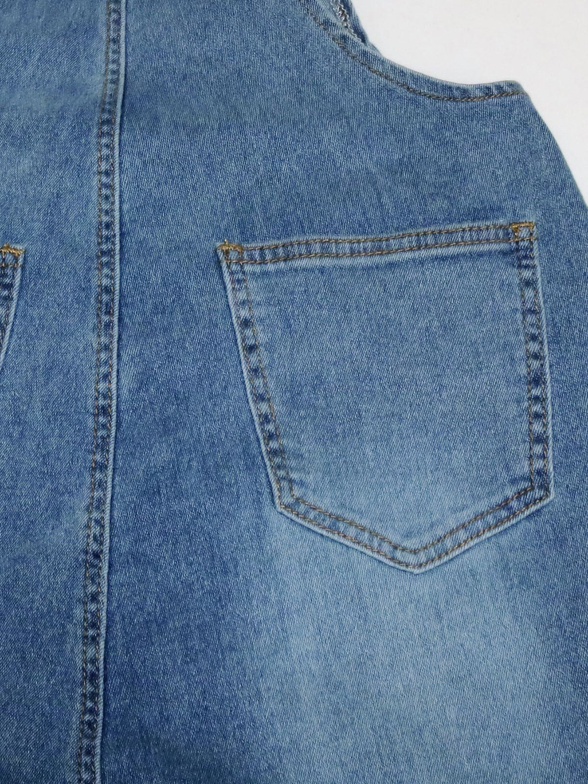 Loose Fit Overalls Denim Jumpsuit