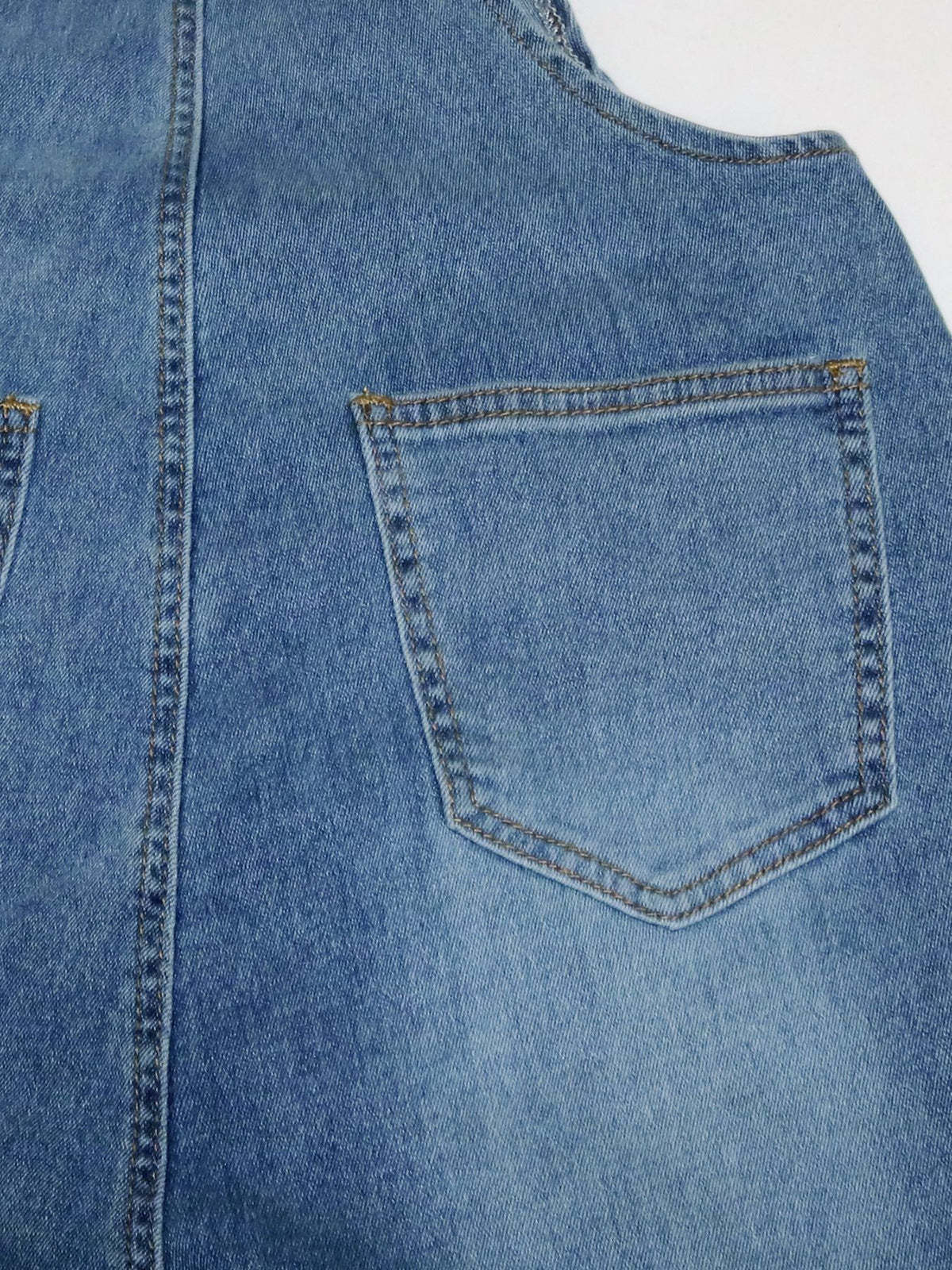 Loose Fit Overalls Denim Jumpsuit