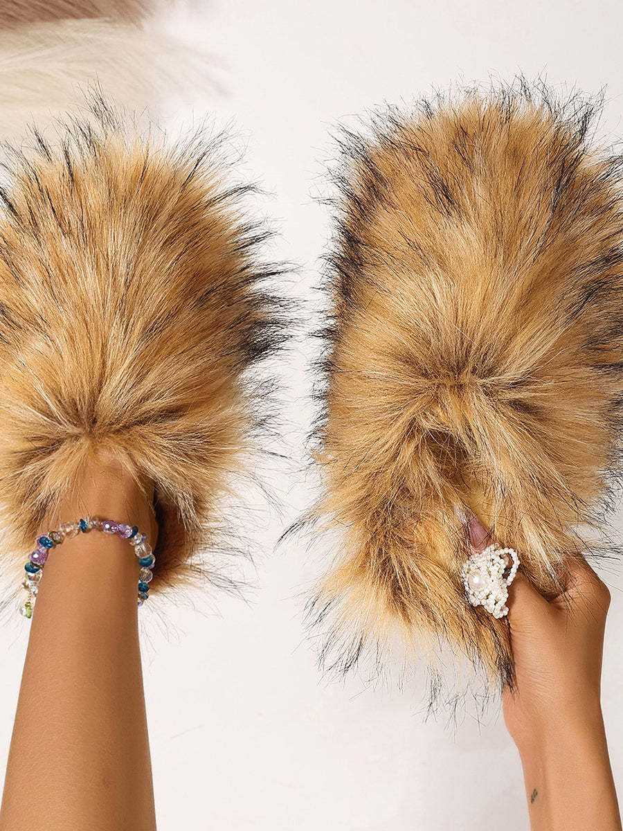 Winter Fur Slippers
