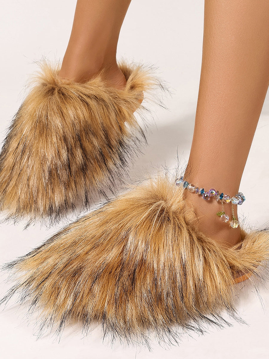 Winter Fur Slippers