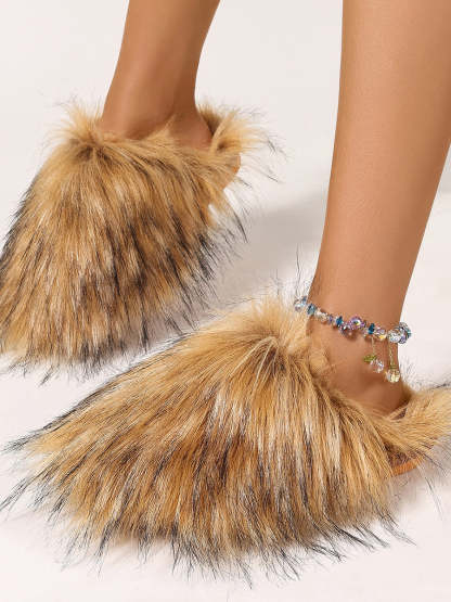 Winter Fur Slippers