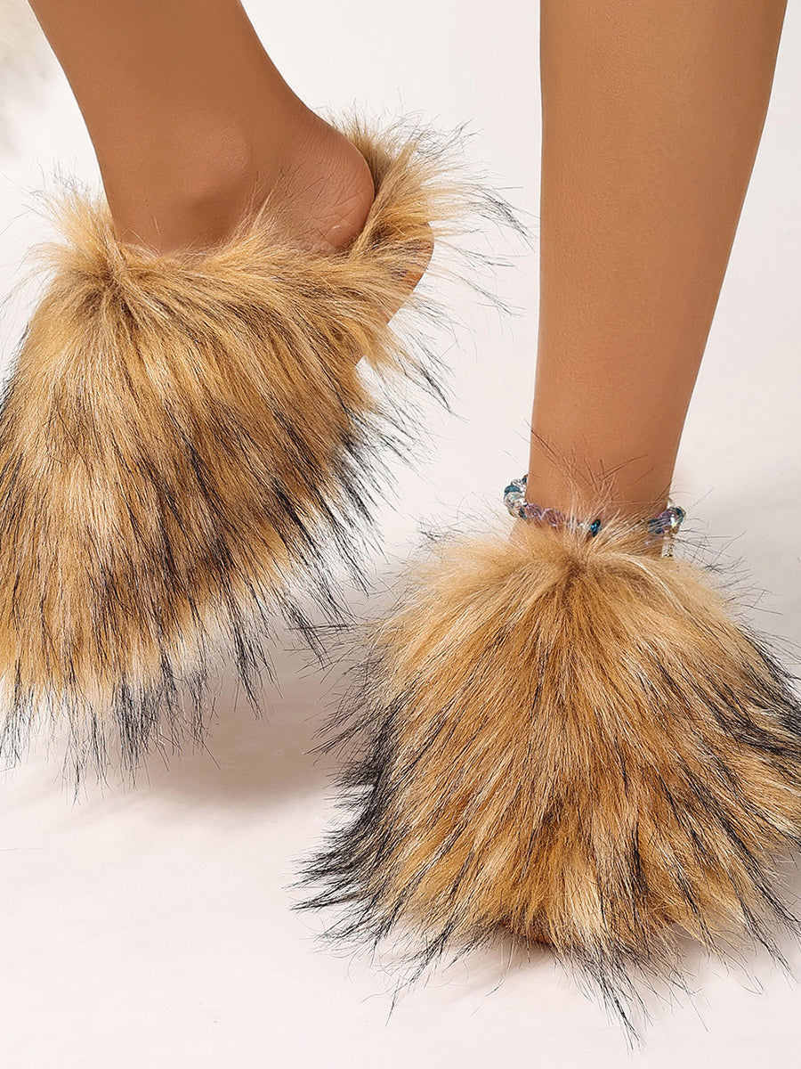 Winter Fur Slippers