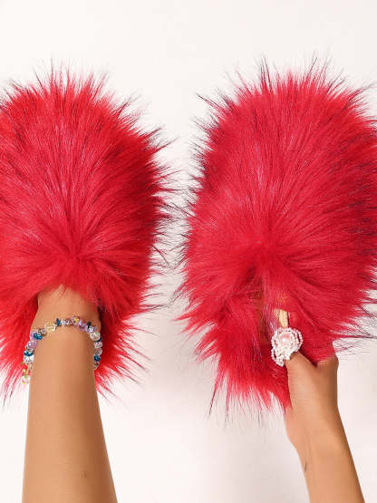 Winter Fur Slippers