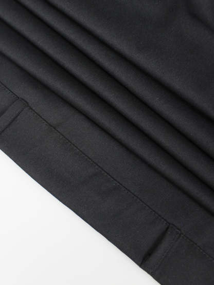 Strapless Button Front Belted A-Line Maxi Dress