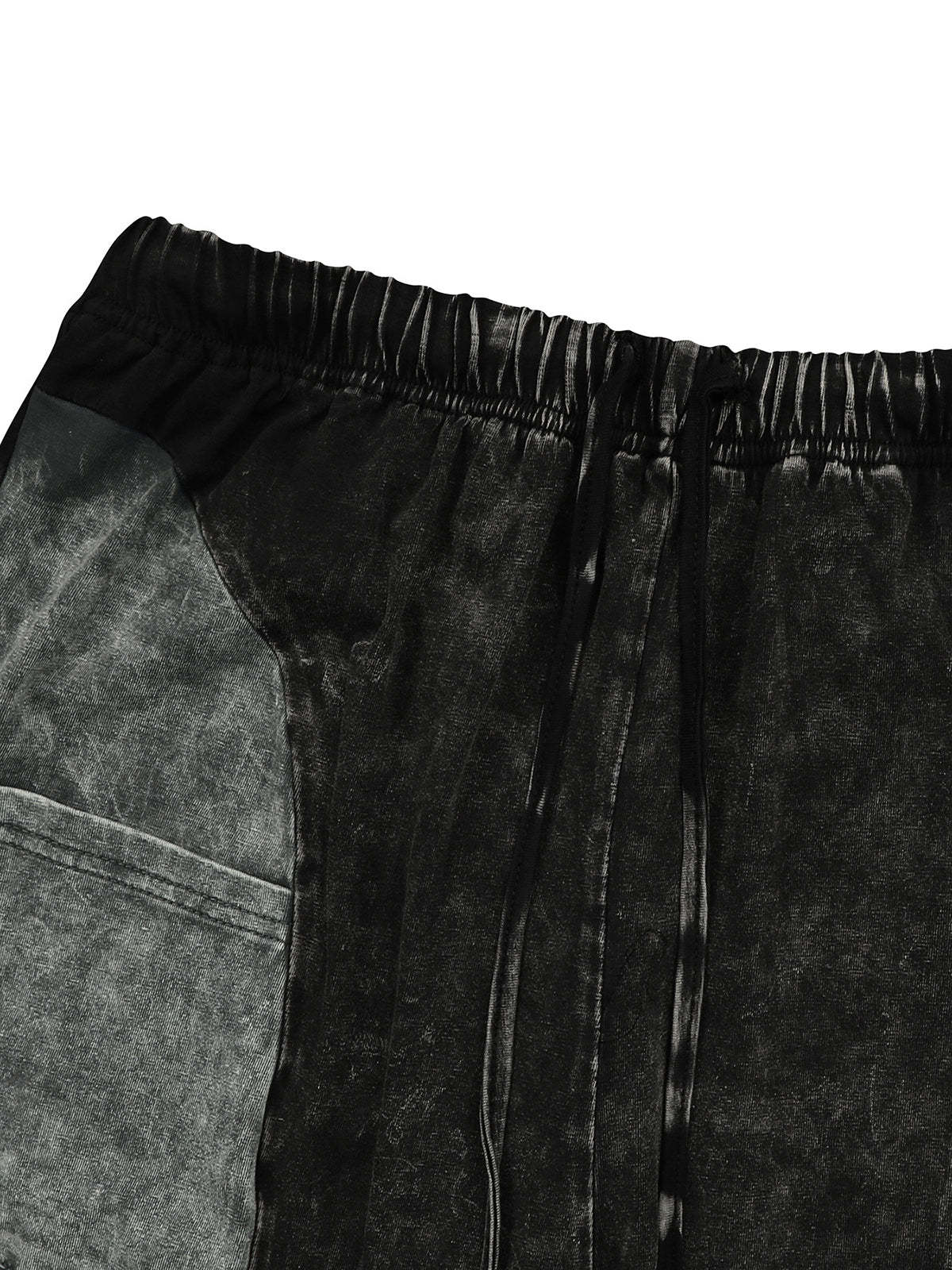 Two Pieces Solid Color Ruched Pants Set