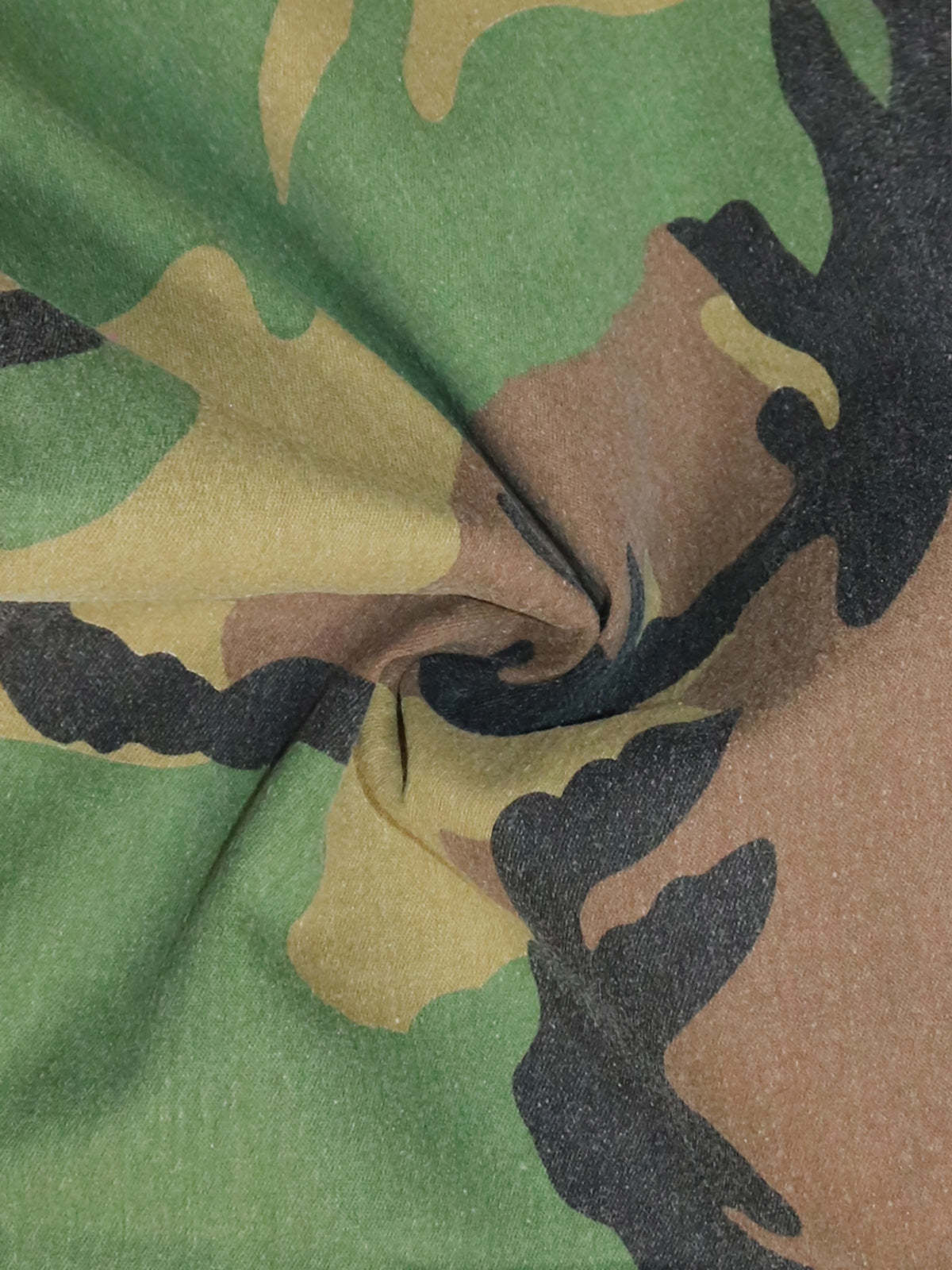 Camouflage Distressed Cargo Pants