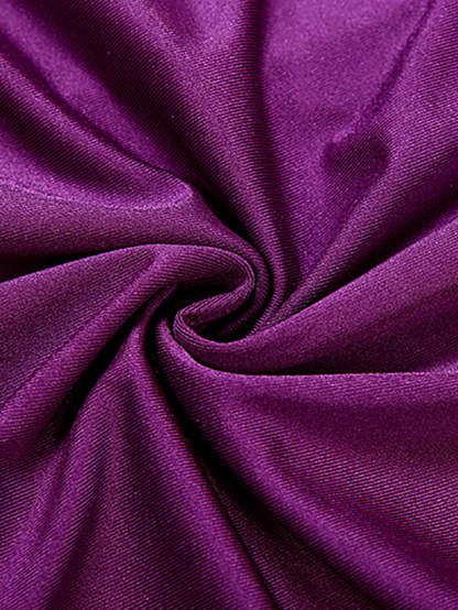 Draped Batwing Mini Dress