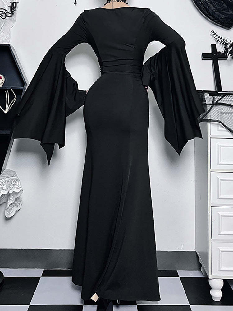 Halloween Costume Gothic Maxi Dress