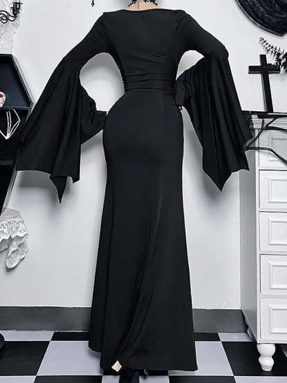 Halloween Costume Gothic Maxi Dress
