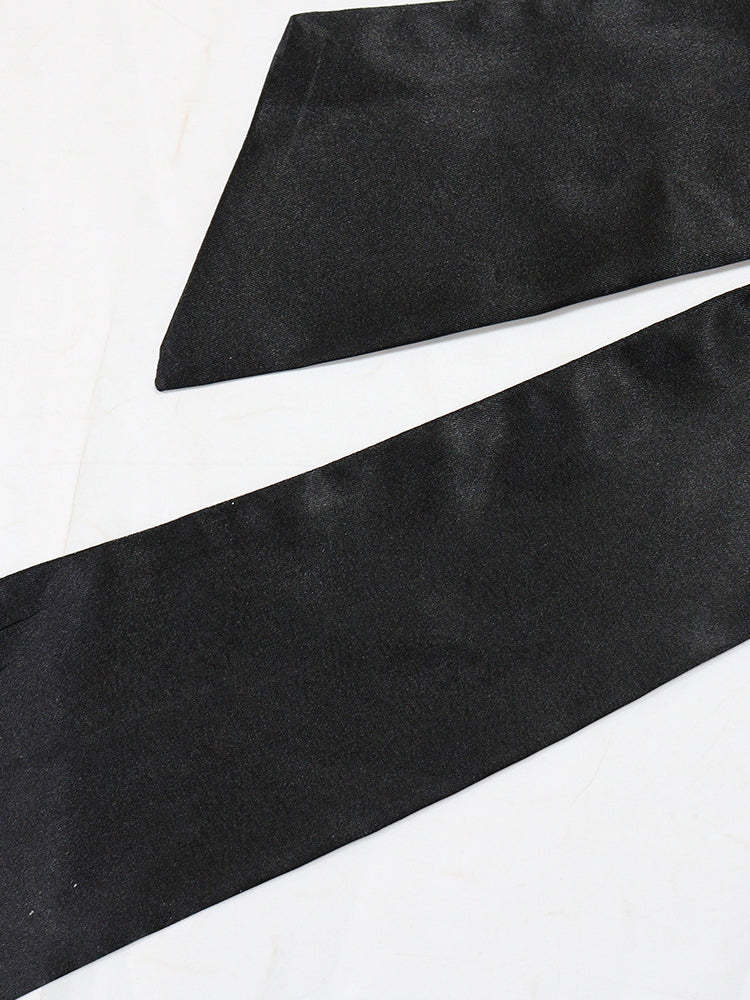 Strapless Bow Tie Back Sequin Maxi Dress