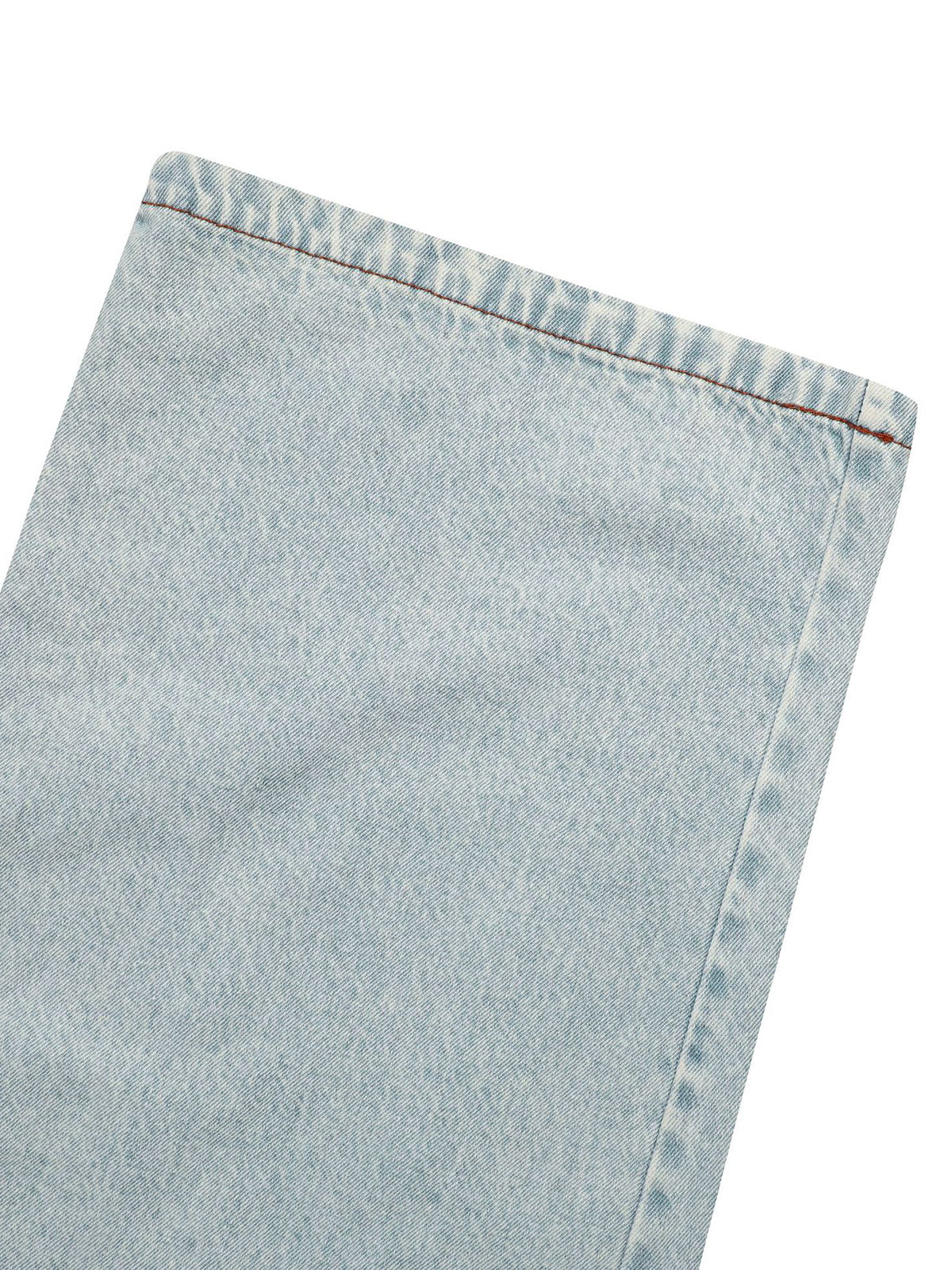 Two Pieces Sleeveless Denim Pants Set