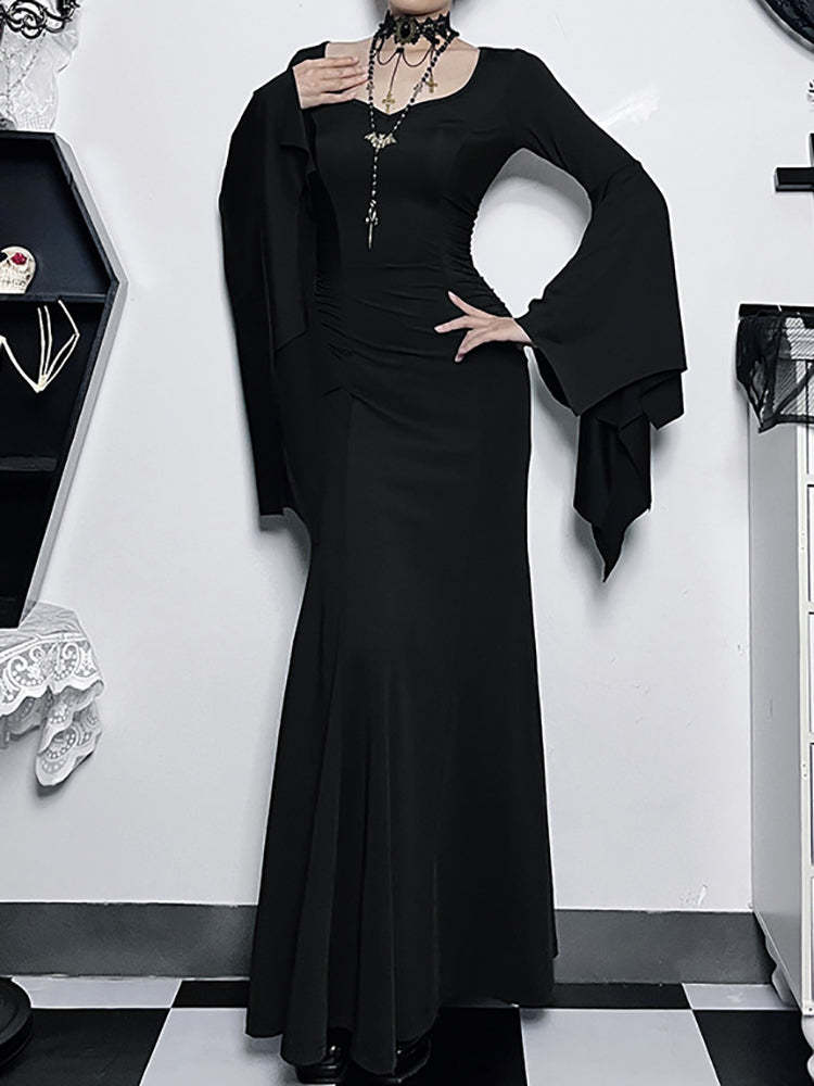Halloween Costume Gothic Maxi Dress