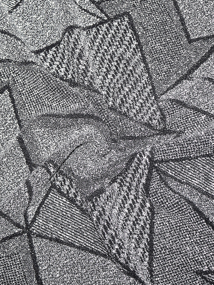 Two Piece Geometric Print Pant Suit