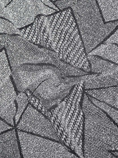 Two Piece Geometric Print Pant Suit