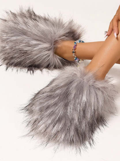 Winter Fur Slippers