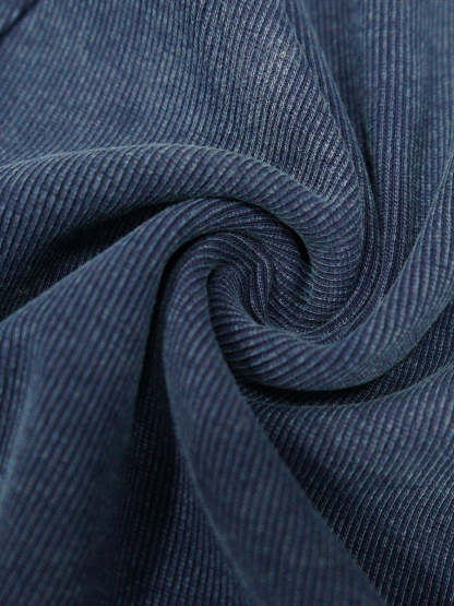 Off Shoulder Long Sleeve Ribbed Jumpsuit