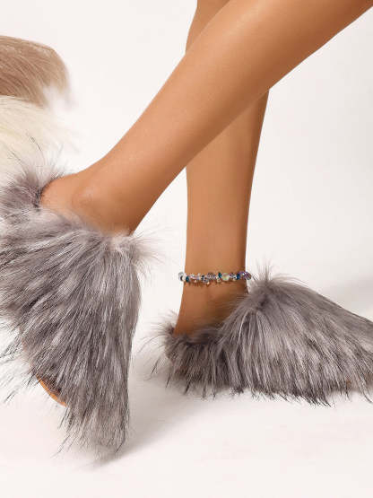 Winter Fur Slippers