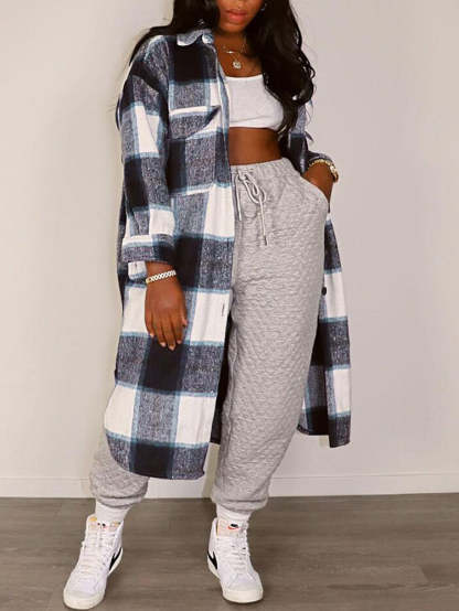 Patch Pocket Plaid Shirts